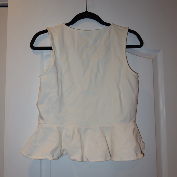 J.Crew Velvet Peplum Top - Picture 4 of 5